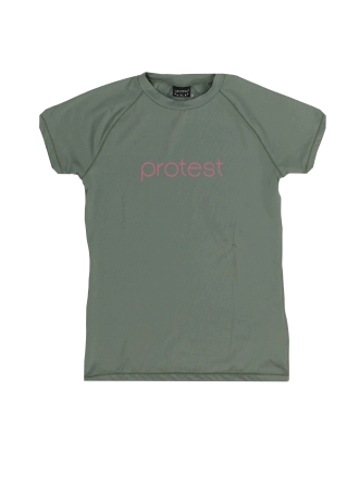 Protest T-shirt Groen 612332
 Maat 164
 