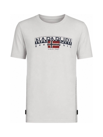 Napapijri T-shirt Wit 612359
 Maat XXL
 
