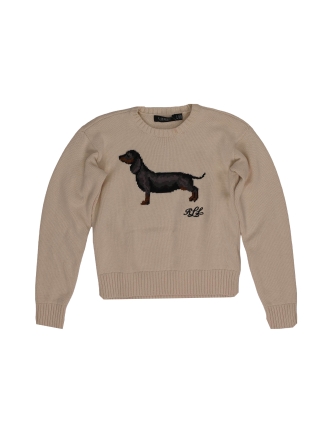 Lauren Ralph Lauren Trui Beige 612485
 Maat 160
 