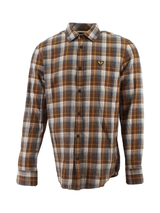 PME Legend Overhemd Bruin 612655
 Maat L
 