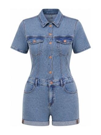 Kids Only Jumpsuit Blauw 612695
 Maat 158
 
