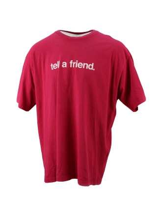 Vans T-shirt Roze 613804
 Maat XL
 